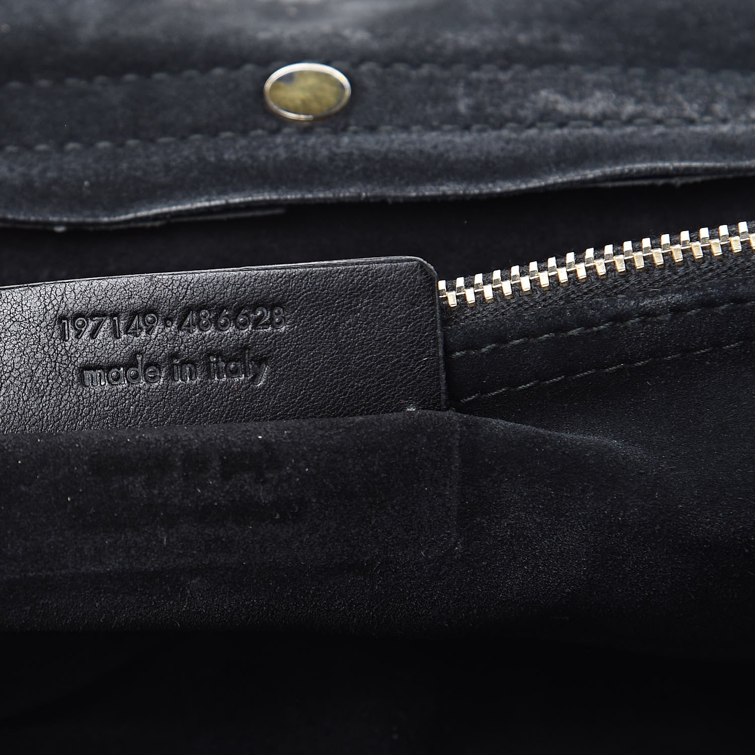 Saint Laurent Calfskin Canvas Medium Muse Two Black 7 of 22