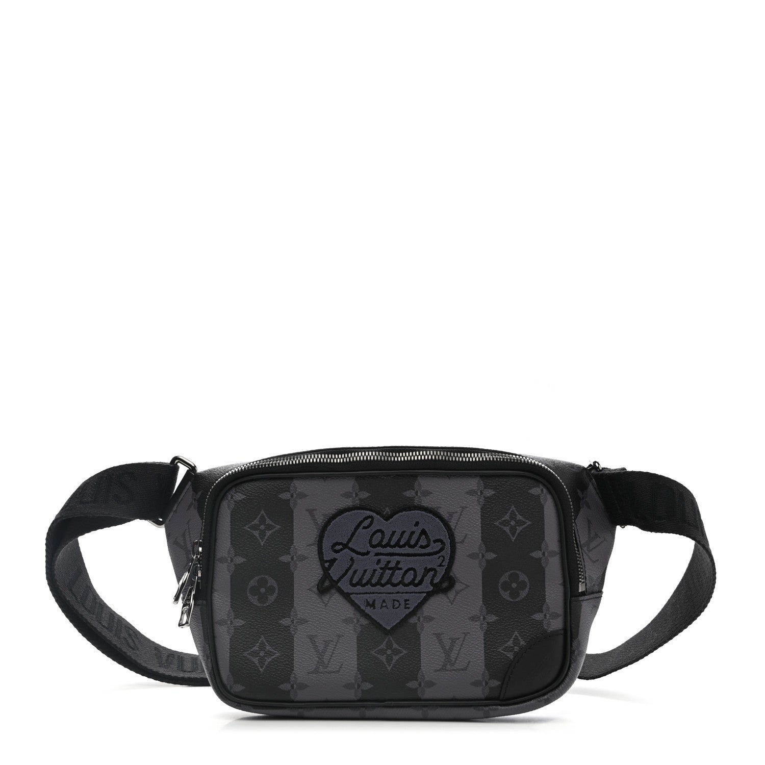 Louis Vuitton X NIGO Monogram Eclipse Stripes LV Heart Modular Sling Bag 1 of 10