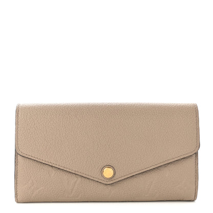 Louis Vuitton Empreinte Sarah Wallet NM Tourterelle 1 of 8