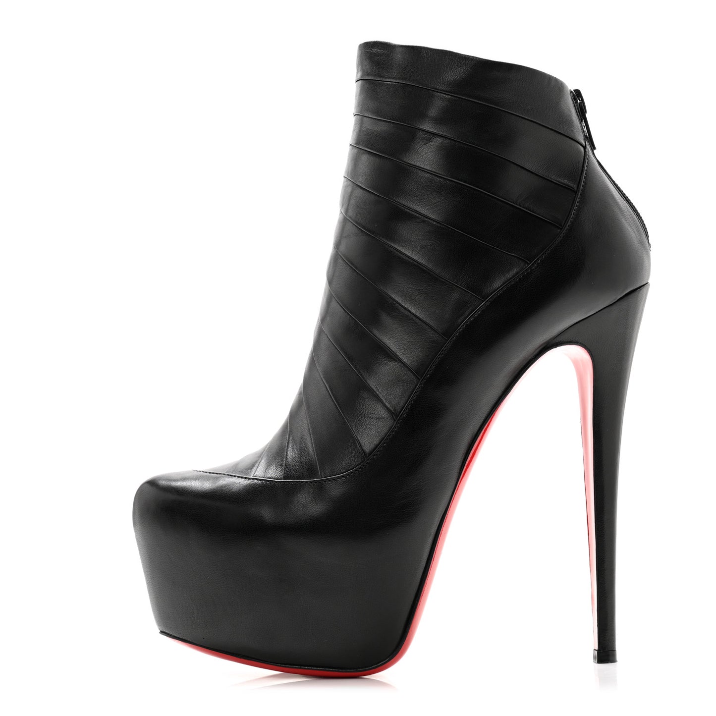 Nappa Amor 160 Platform Ankle Booties 40 Black