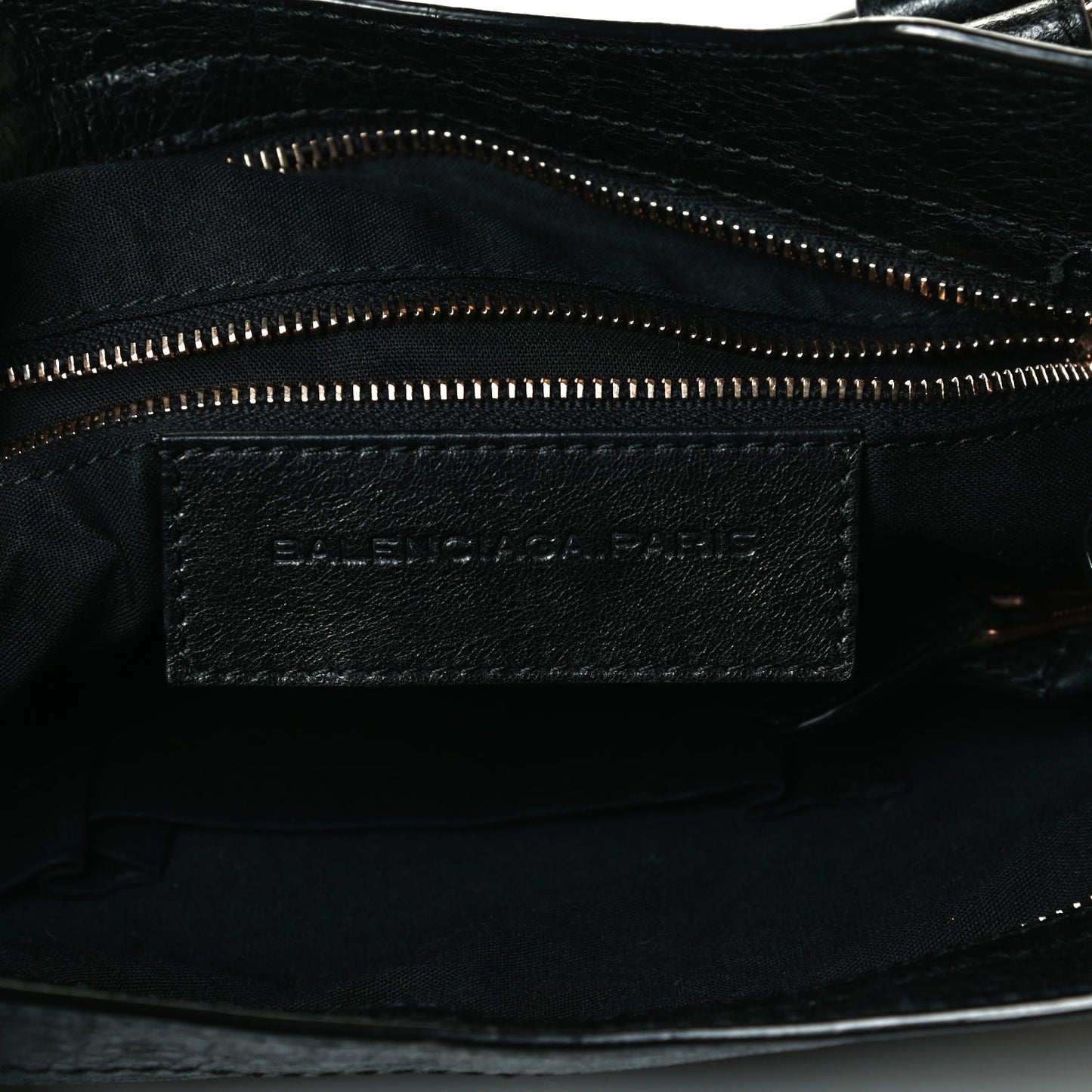 Agneau Giant 12 Rose Gold Hardware Town Black