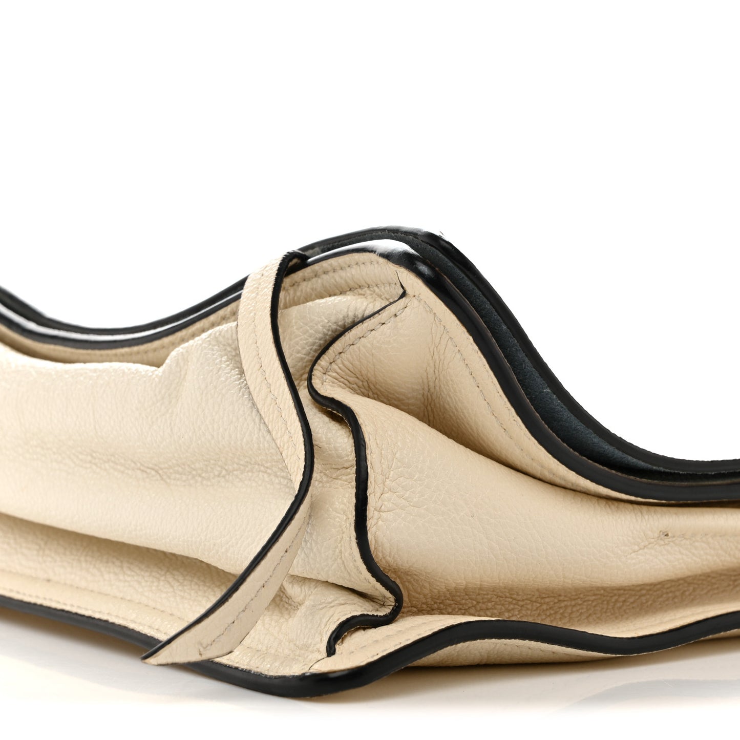 Glace Calf Etiquette Flap Bianco Astra