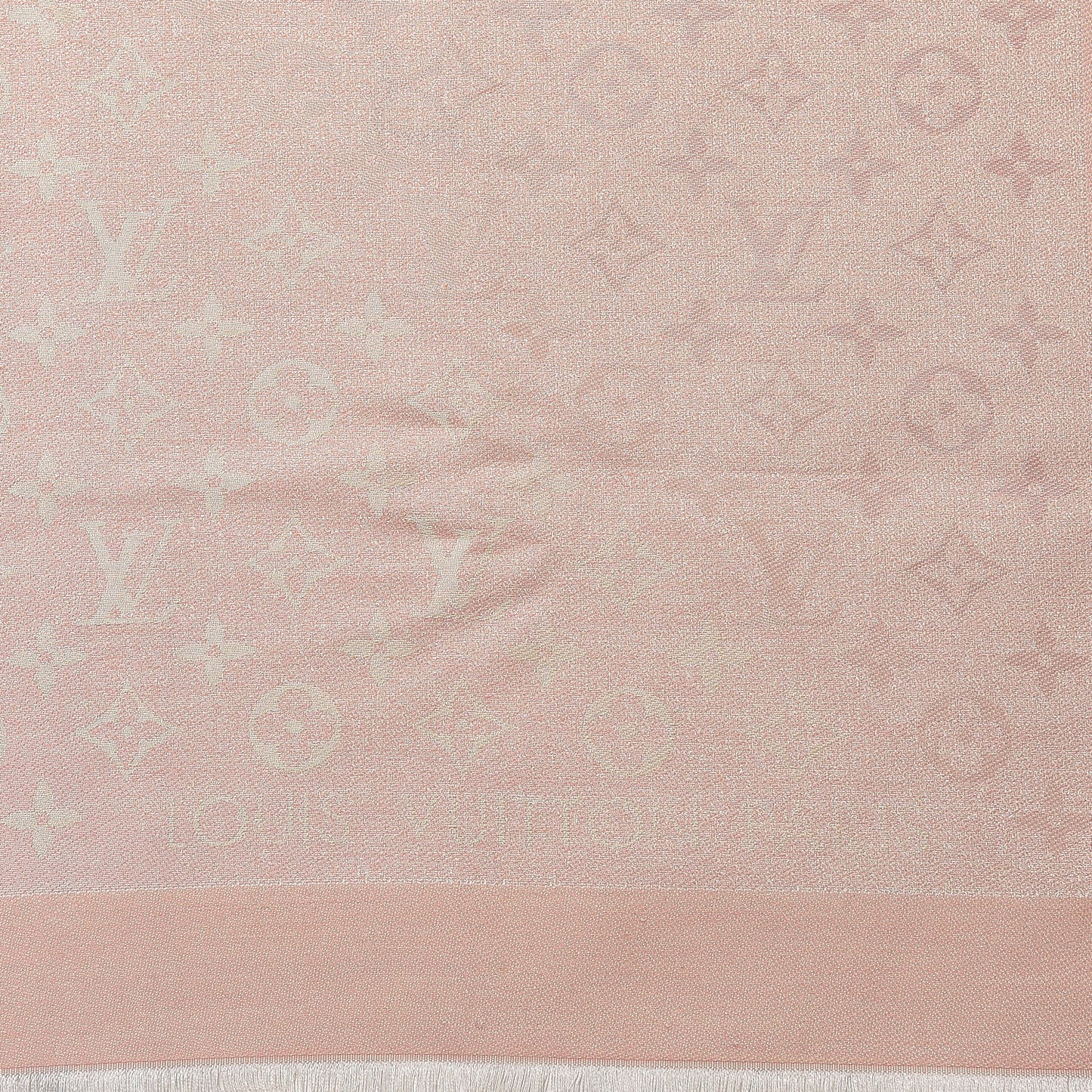 Silk Cotton Shine Monogram Sunrise Shawl