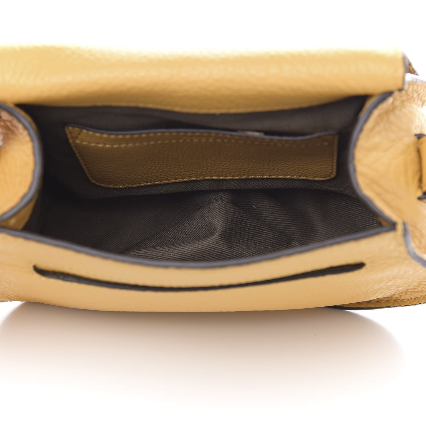 Calfskin Mini Marcie Round Crossbody Bag Honey Gold