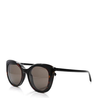 Chanel Clip On Sunglasses 5390 Black Tortoise 1 of 5