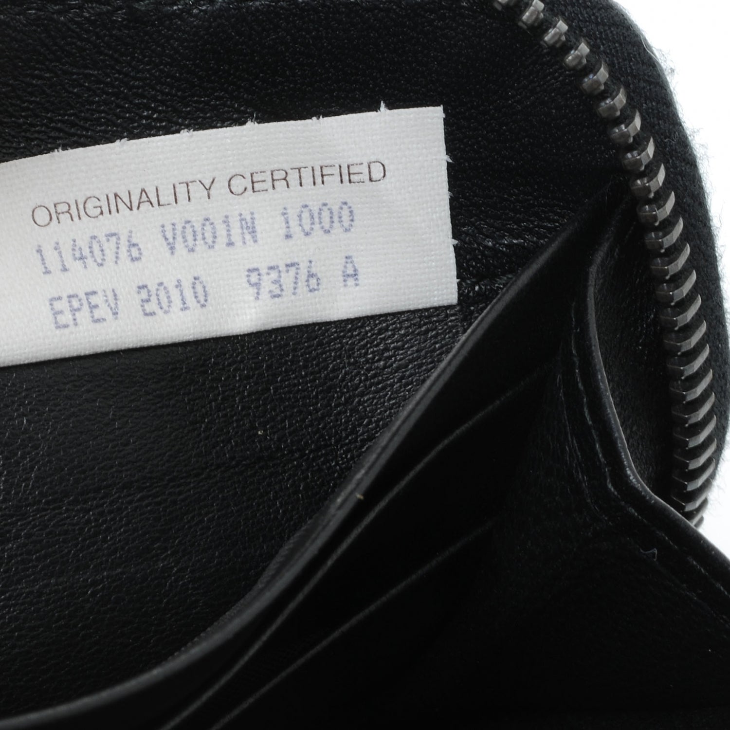 Bottega Veneta Nappa Intrecciato Zip Around Wallet Black 8 of 8