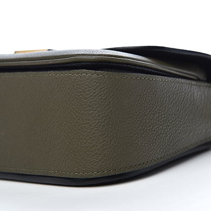 Louis Vuitton Grained Calfskin Vivienne NM Kaki 13 of 14