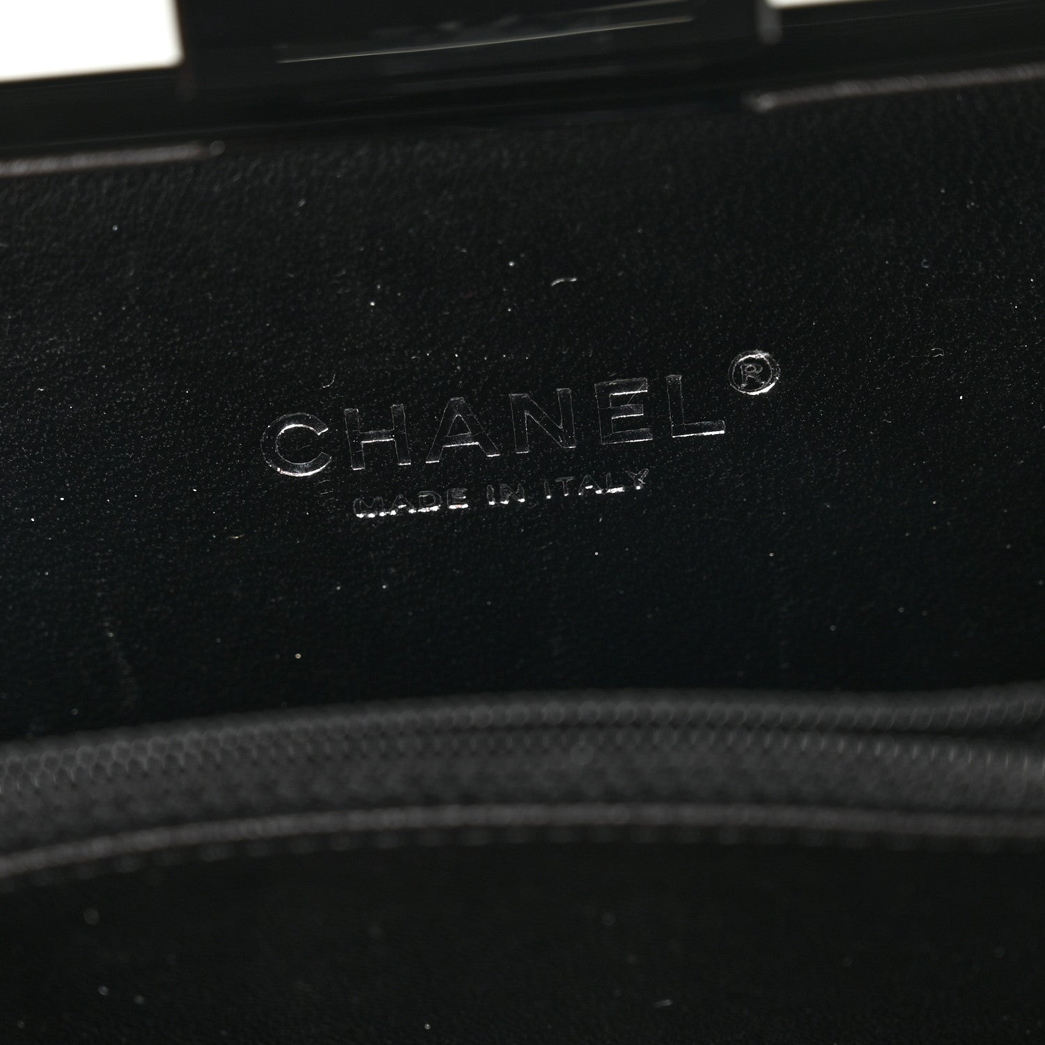 Chanel Pearl Boy Brick Lego Clutch Black 5 of 9