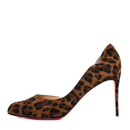 Christian Louboutin Veau Velours Kitty Round Chick 85 Pumps 42 Brown 2 of 16