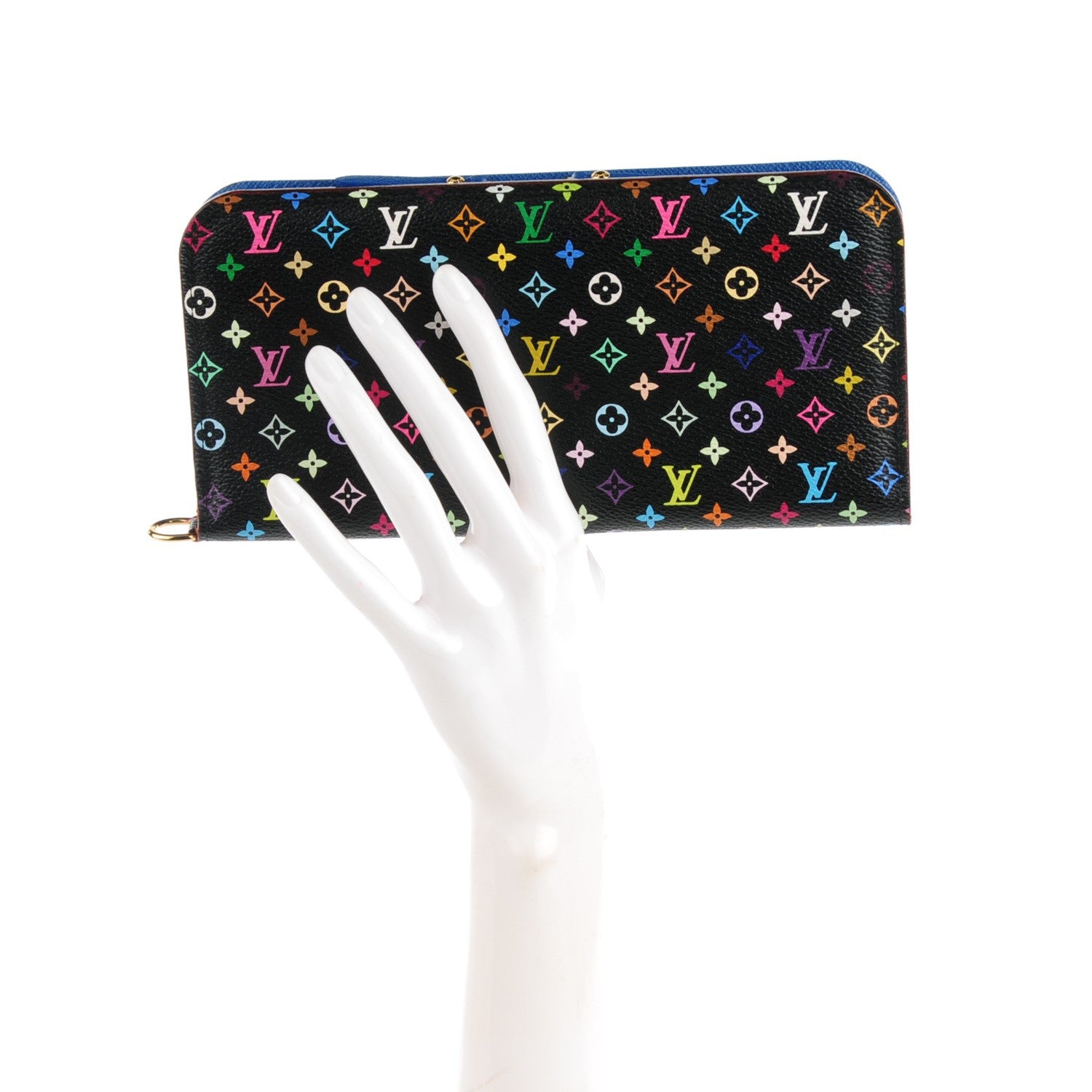 Louis Vuitton Monogram Multicolor Insolite Wallet Black Bleuet 2 of 8