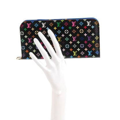 Louis Vuitton Monogram Multicolor Insolite Wallet Black Bleuet 2 of 8