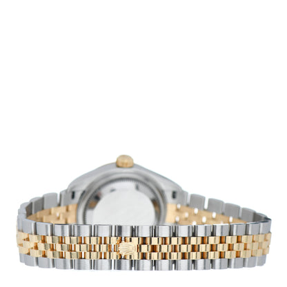 Rolex Stainless Steel 18K Yellow Gold Diamond 28mm Oyster Perpetual Datejust Watch Champagne 279173 3 of 5