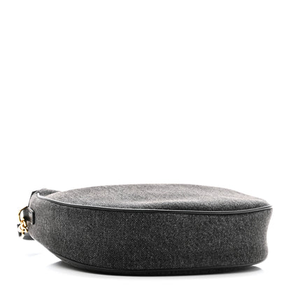Celine Denim Teen Lulu Shoulder Bag Dark Grey 4 of 8