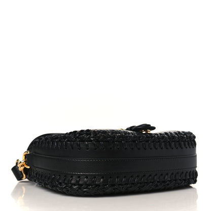 Christian Dior Grained Calfskin Medium Whipstitched Bobby Bag Black 4 of 9