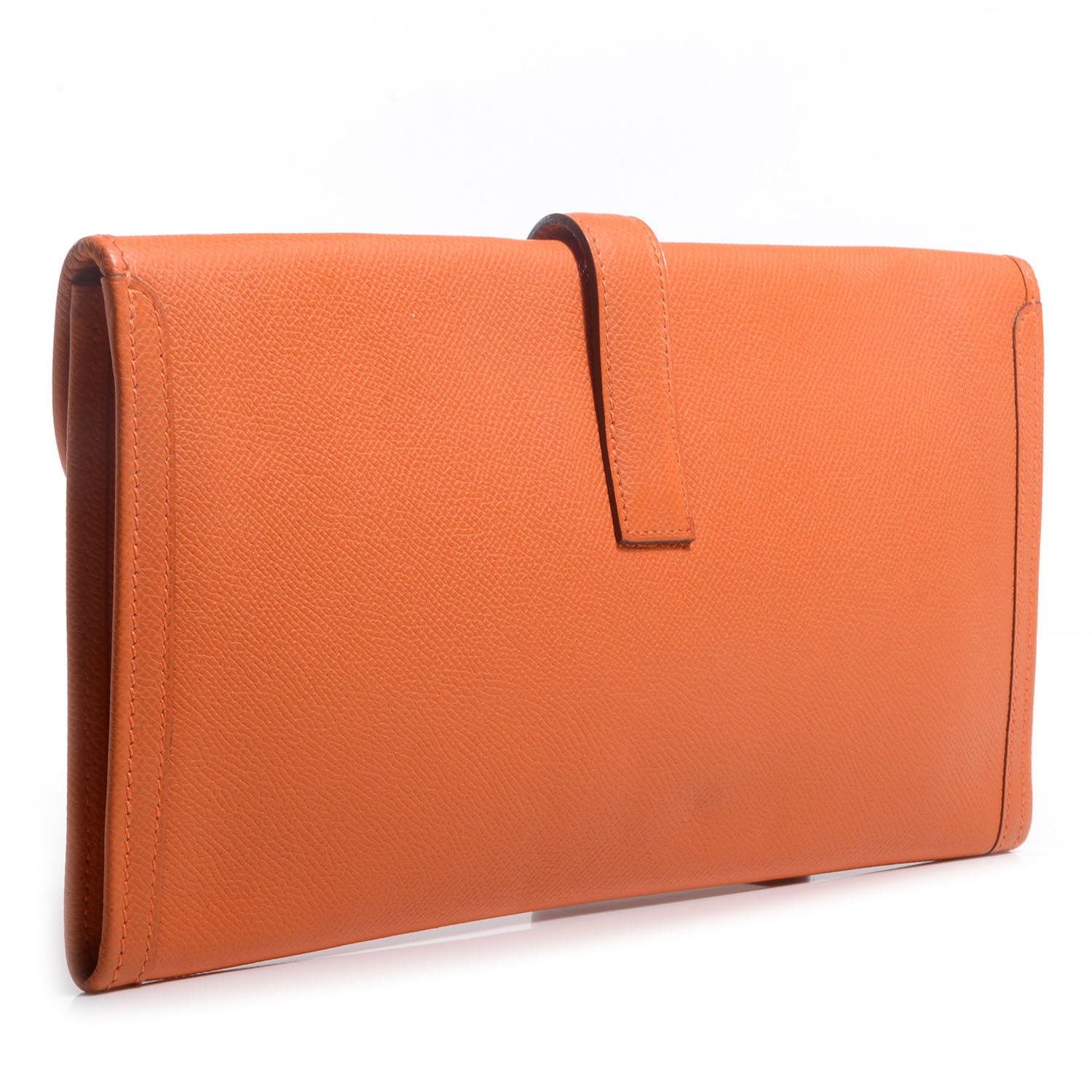 Hermes Epsom Jige Elan 29 Clutch Orange 3 of 7