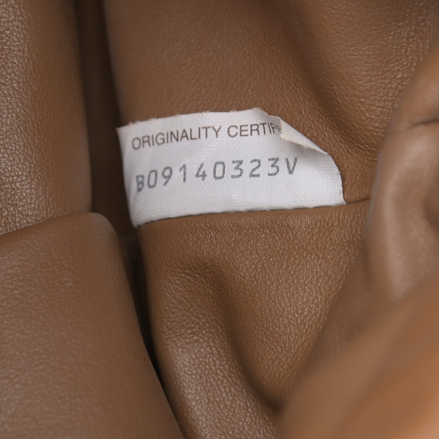 Bottega Veneta Calfskin The Pouch Chain Teak 7 of 9