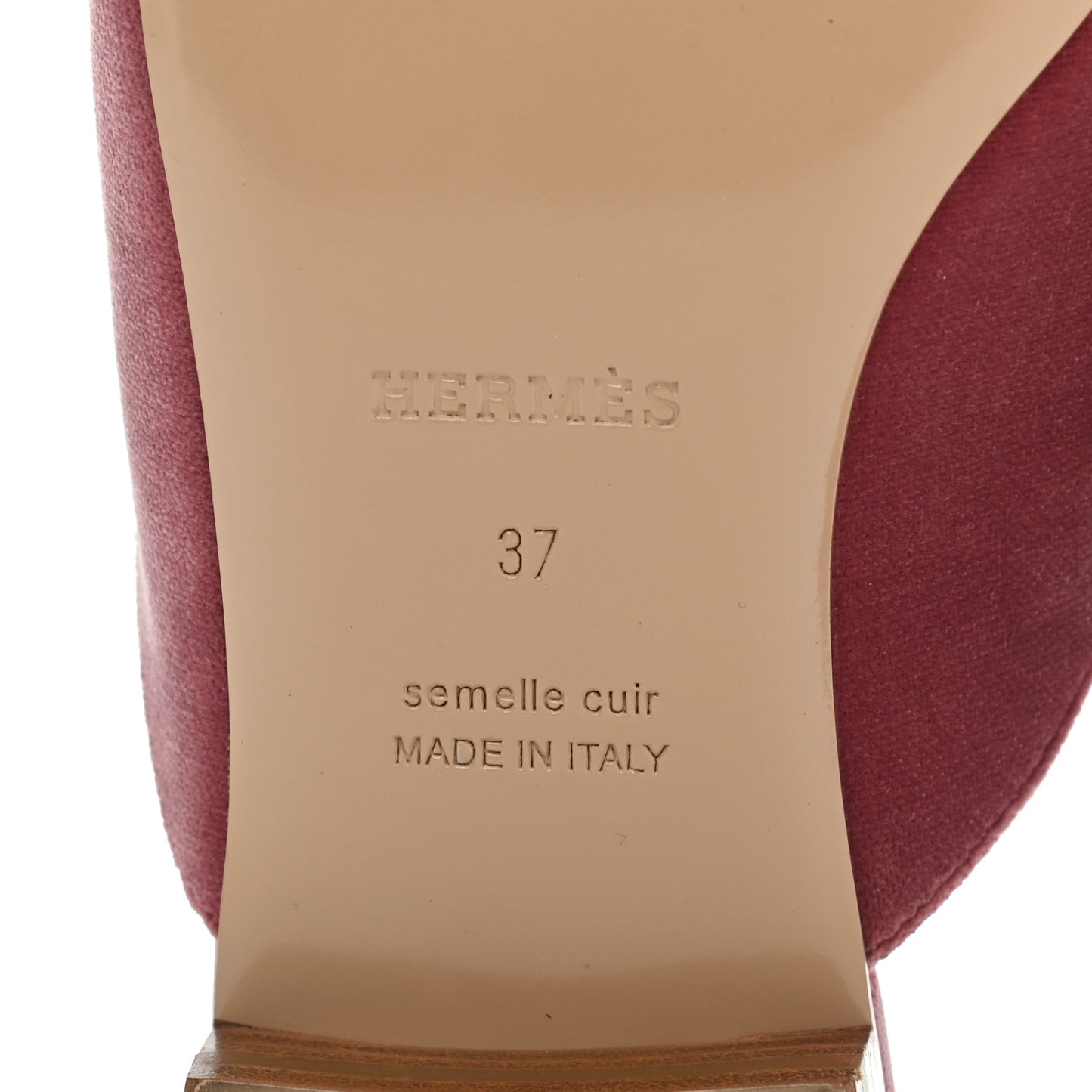 Velvet Trocadero Mules 37 Rose De Venise