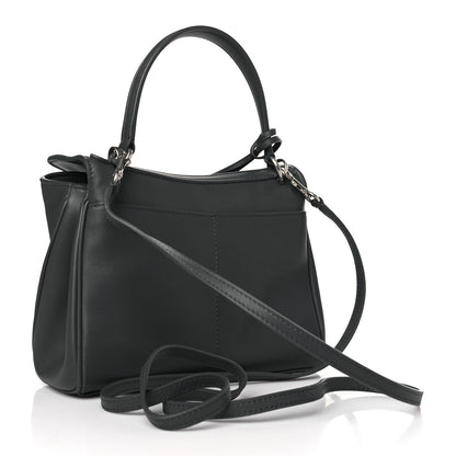 Balenciaga Natural Smooth Calfskin Mini Rodeo Top Handle Handbag Grey 3 of 9