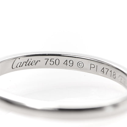 Cartier 18K White Gold Diamond D'Amour Heart Ring 49 4.75 4 of 5