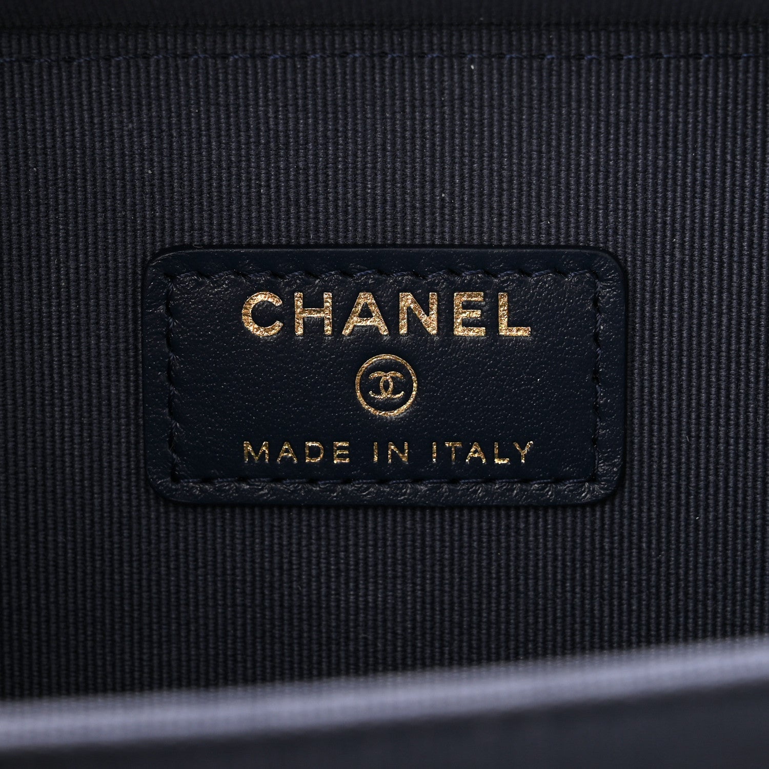 Chanel Printed Denim CC Camera Case Blue 5 of 10