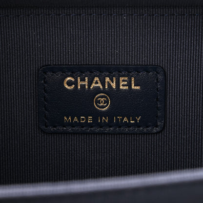 Chanel Printed Denim CC Camera Case Blue 5 of 10