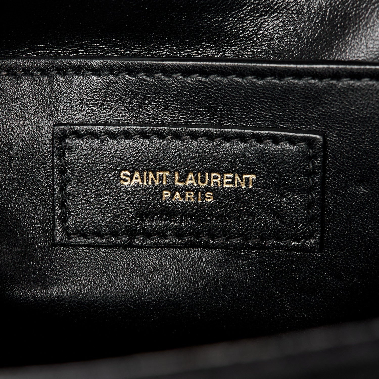 Saint Laurent Jersey Wool Patchwork Monogram Medium Jamie Black 6 of 11