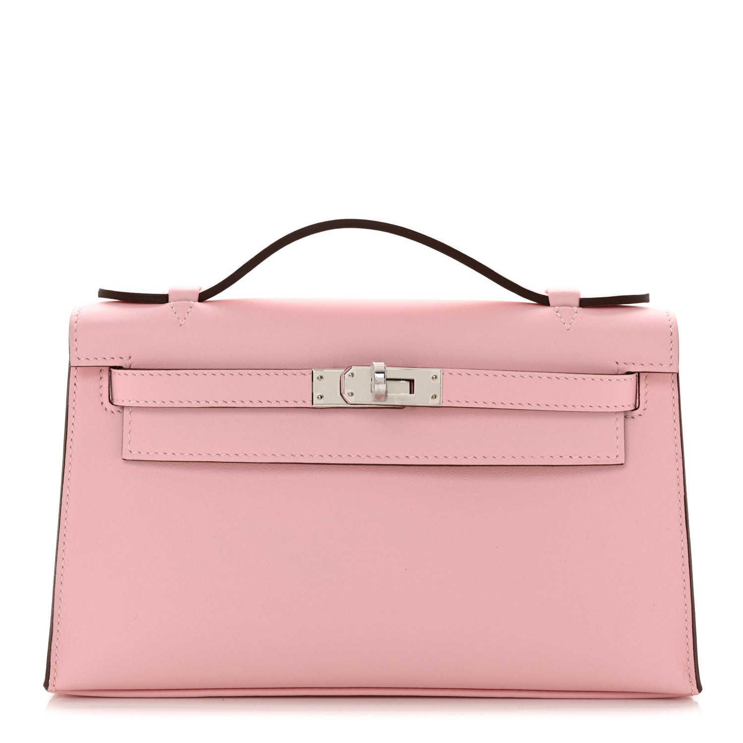 Hermes Swift Kelly Clutch Pochette Rose Sakura 1 of 11