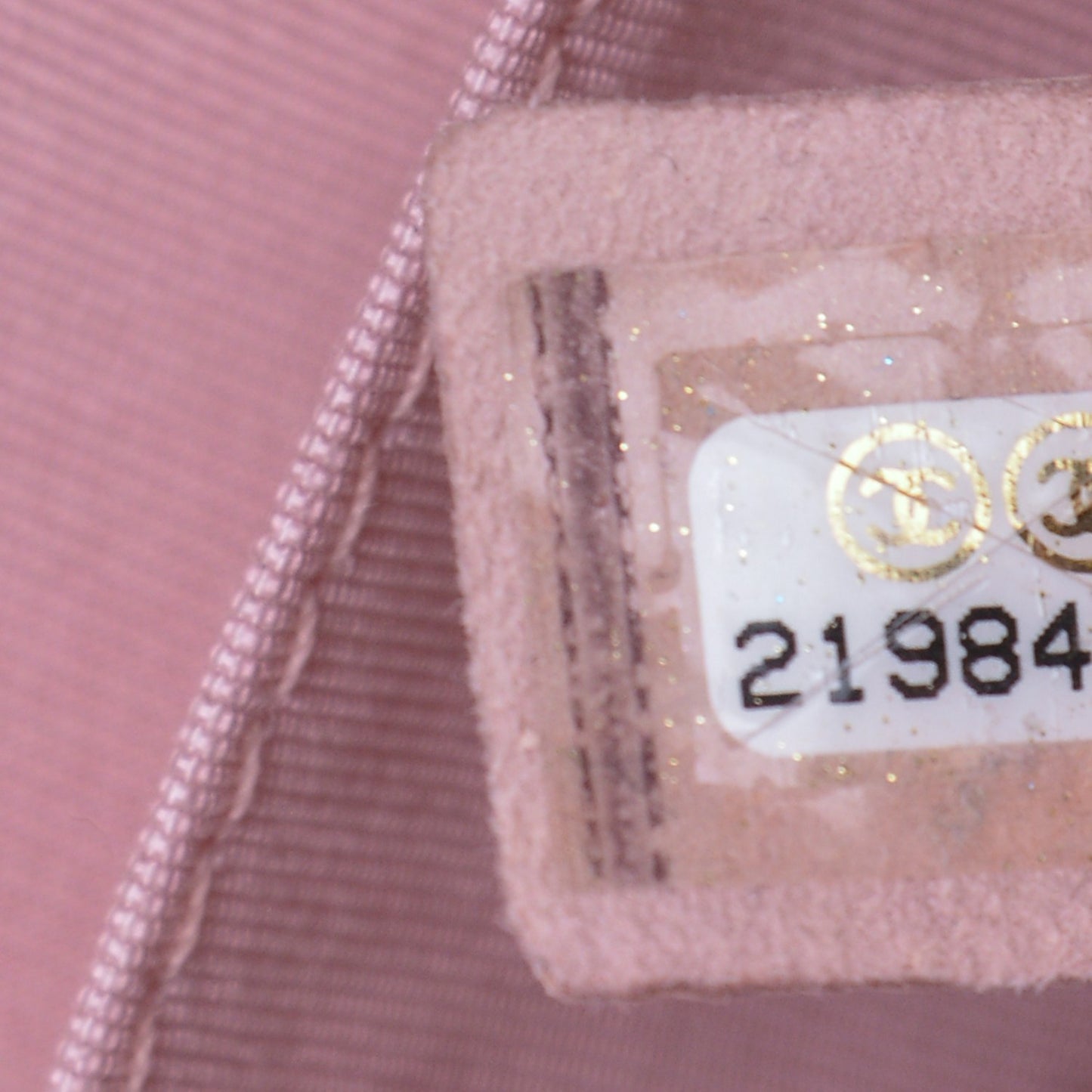 Lambskin Crochet Medium Single Flap Pink