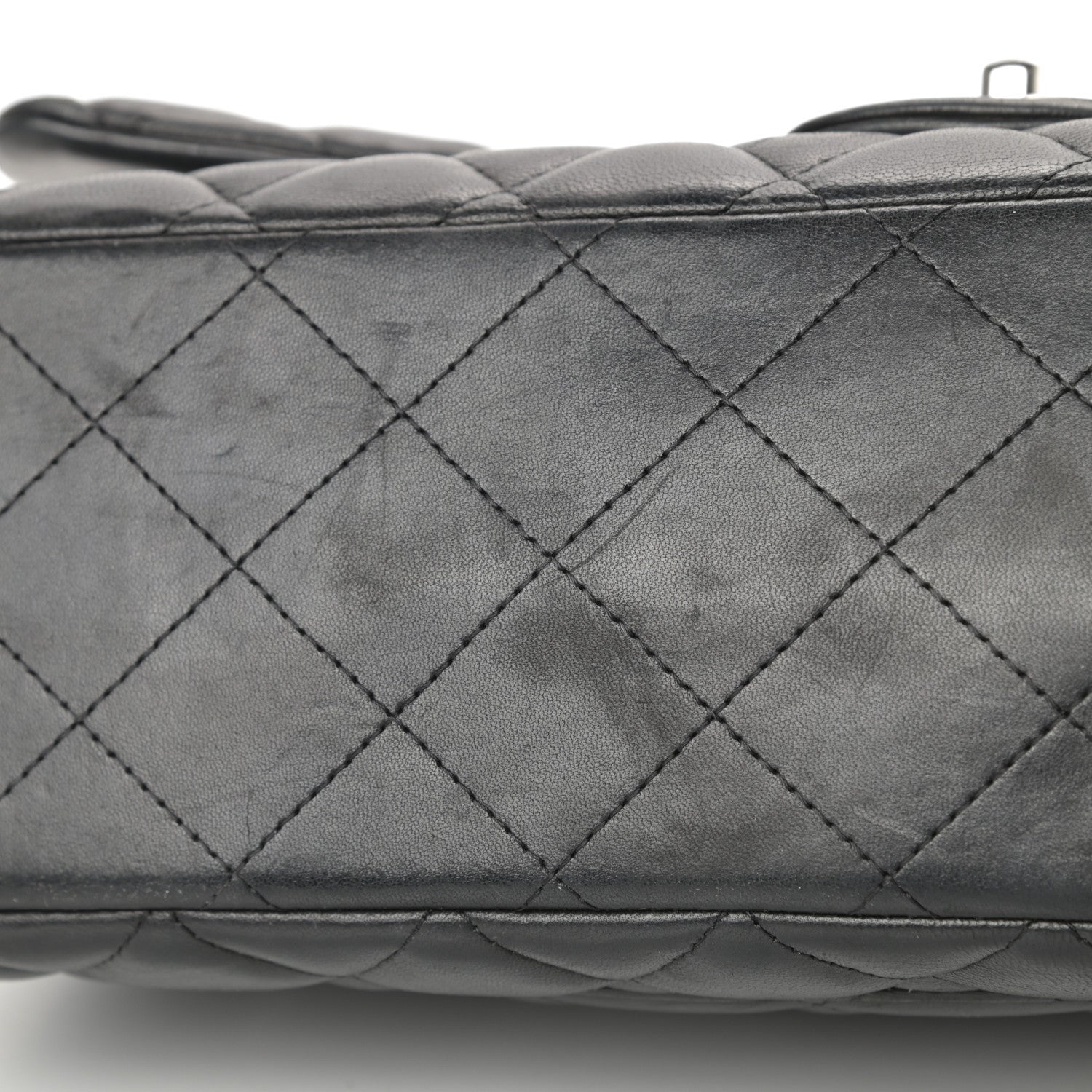 Chanel Lambskin Quilted Maxi Double Flap Black 21 of 25