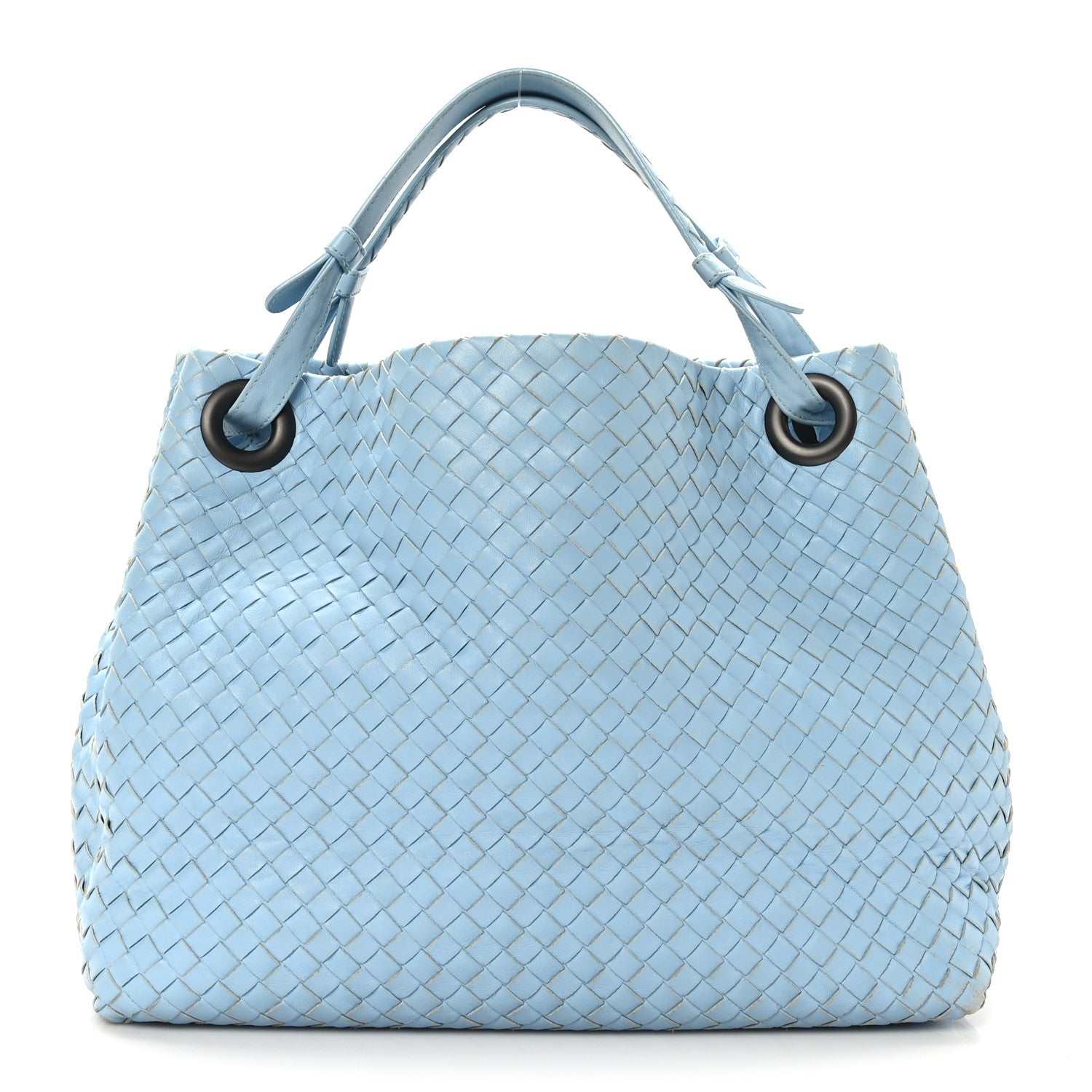 Bottega Veneta Nappa Intrecciato Medium Garda Bag Light Blue 1 of 11