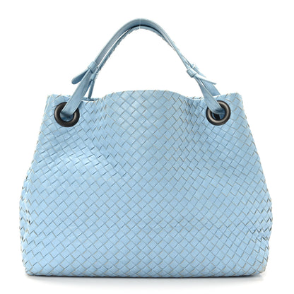 Bottega Veneta Nappa Intrecciato Medium Garda Bag Light Blue 1 of 11