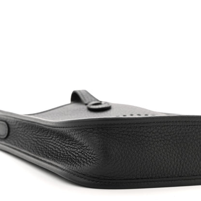 Hermes Taurillon Clemence Evelyne TPM Black 9 of 11