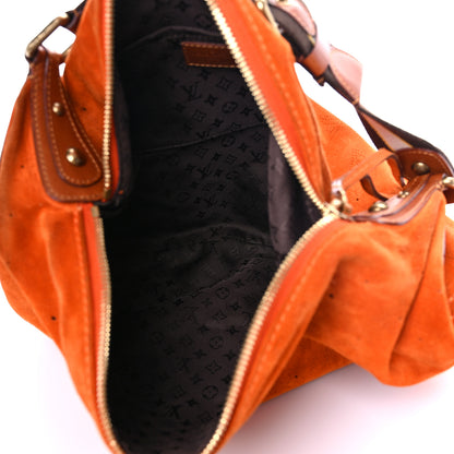Louis Vuitton Suede Mahina Onatah GM Orange 4 of 11
