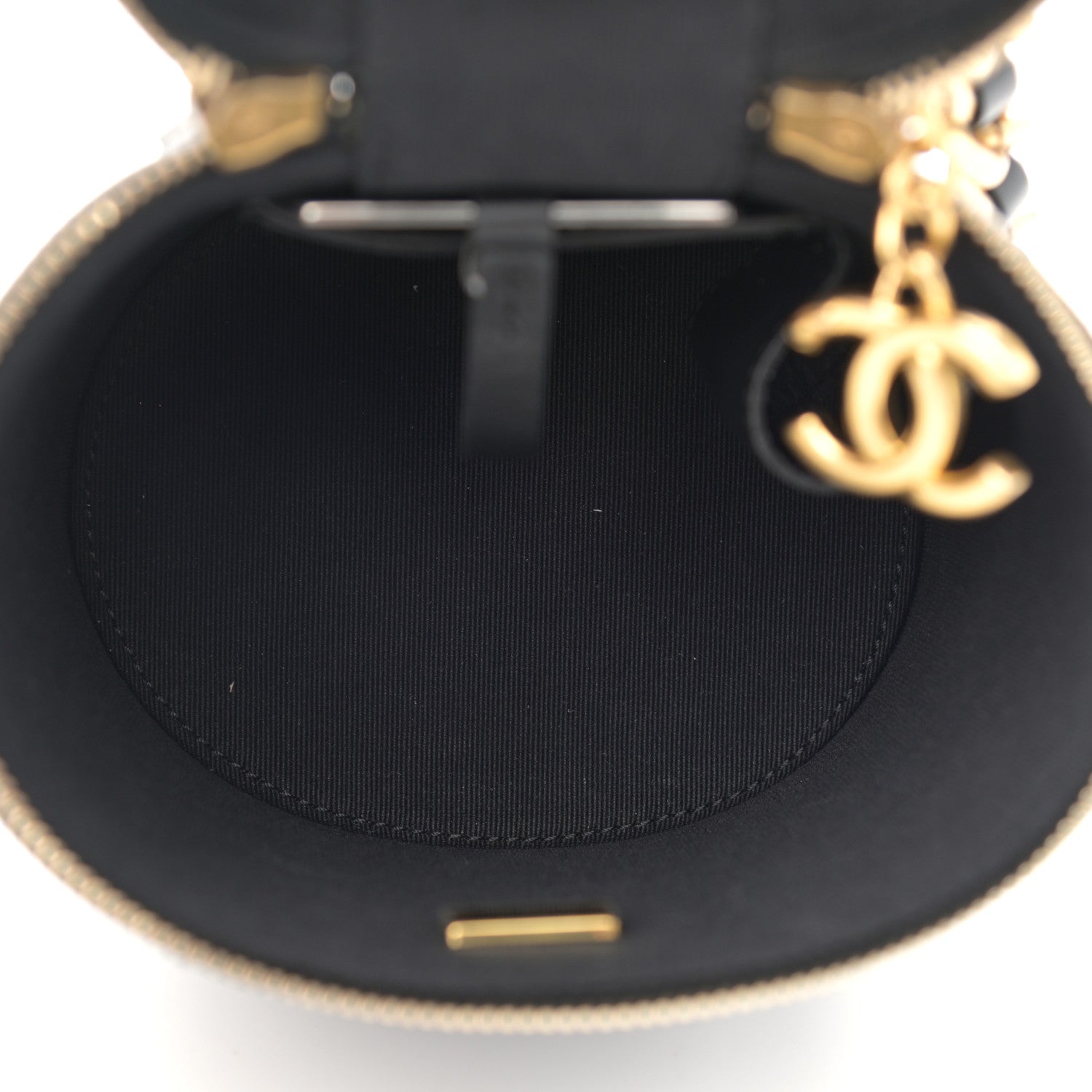 Chanel Lambskin Quilted Small Vanity Case Black 5 of 14