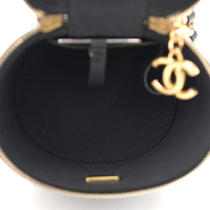 Chanel Lambskin Quilted Small Vanity Case Black 5 of 14