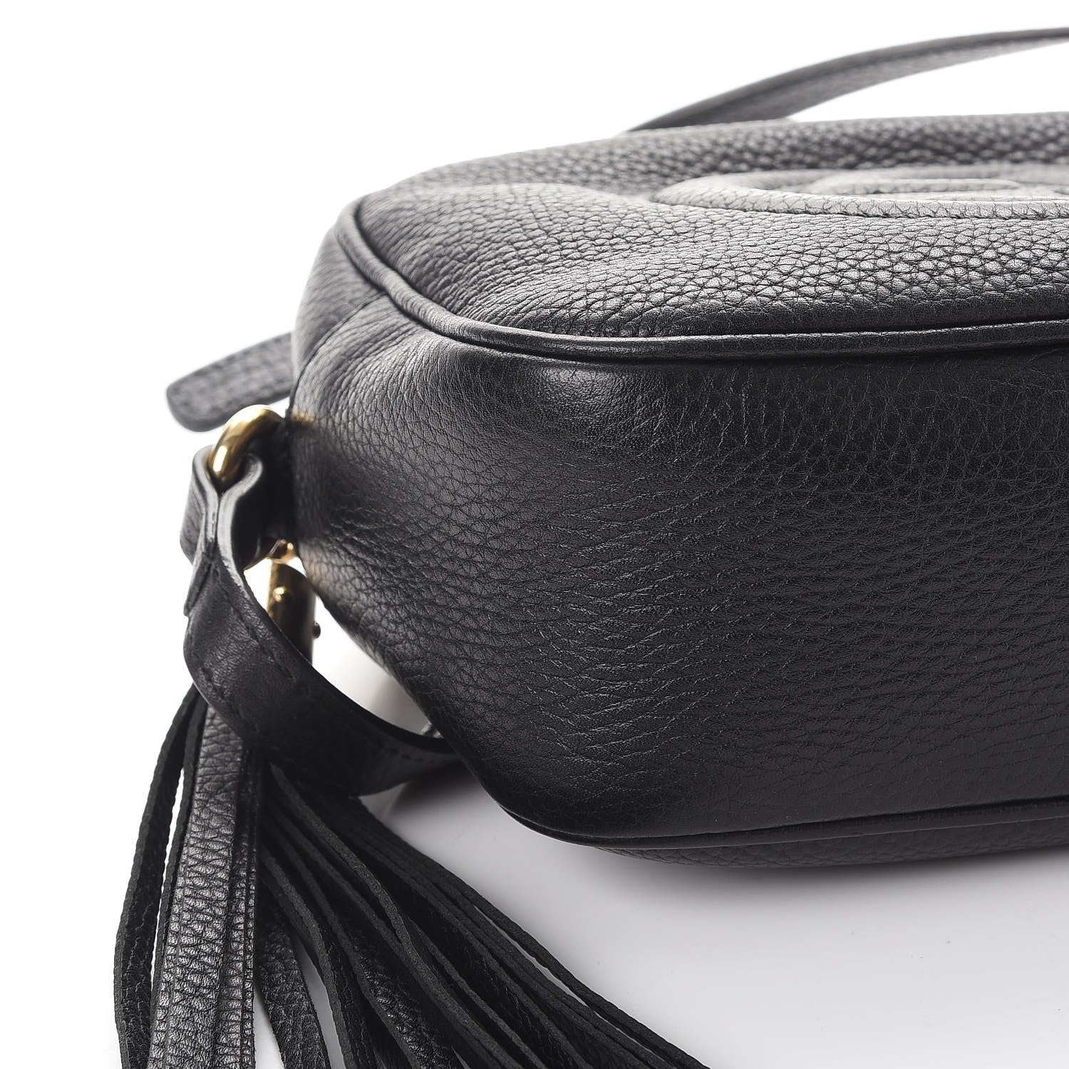 Gucci Pebbled Calfskin Small Soho Disco Bag Black 9 of 10