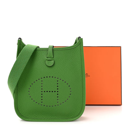 Hermes Taurillon Maurice Evelyne TPM Vert Yucca 11 of 11