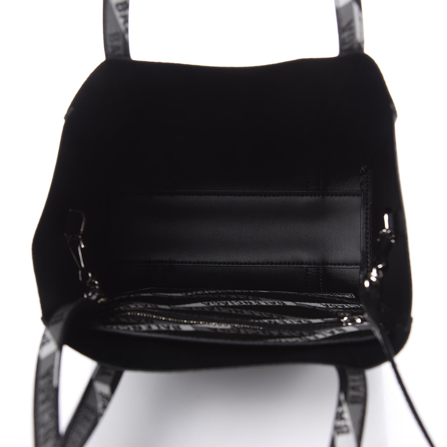 Balenciaga Coated Canvas Losange Monogram XXS Tote Black Grey 5 of 7