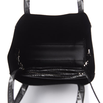 Balenciaga Coated Canvas Losange Monogram XXS Tote Black Grey 5 of 7