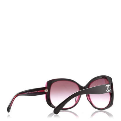 Chanel Acetate Polarized CC Sunglasses 5183 Red 4 of 9