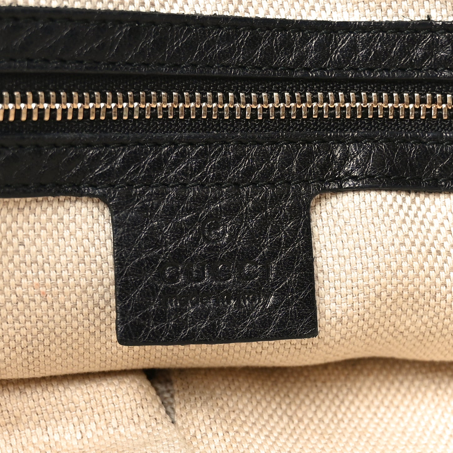 Pebbled Calfskin Small Soho Bowler Black