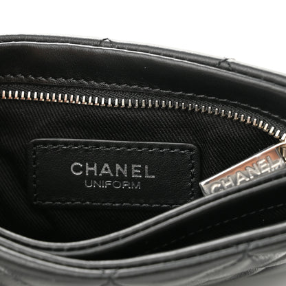 Chanel Lambskin Quilted Crossbody Bag Black 6 of 9
