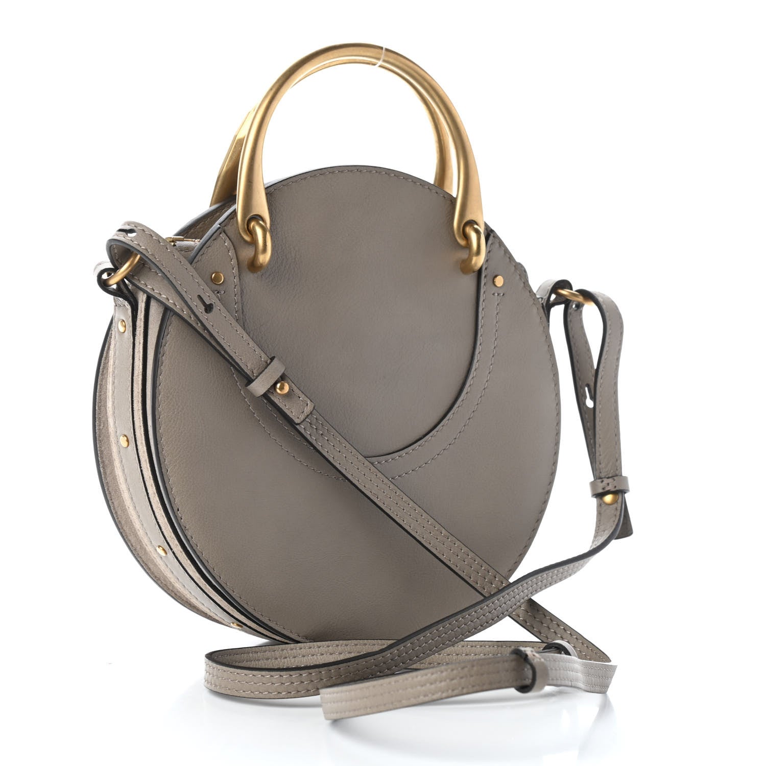 Chloe Calfskin Suede Small Pixie Bag Motty Grey 3 of 6