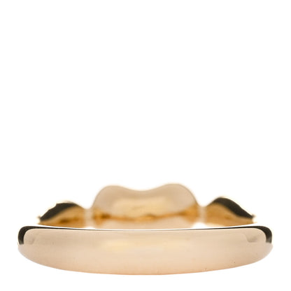 Tiffany 18K Yellow Gold Diamond Elsa Peretti Bean Ring 49 5 3 of 4