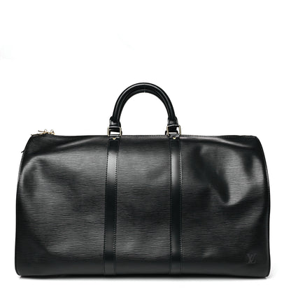 Louis Vuitton Epi Keepall 50 Black 1 of 9