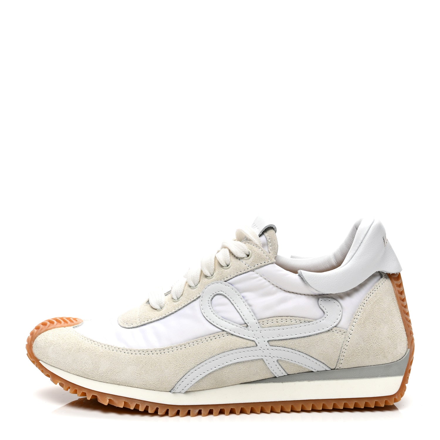 Loewe Nylon Suede Flow Retro Runner Sneakers  White 1 of 10