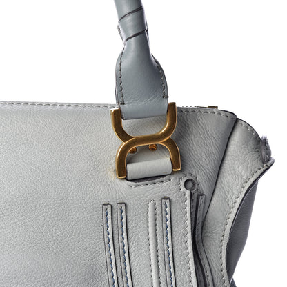 Chloe Calfskin Medium Marcie Satchel Icy Blue 10 of 10
