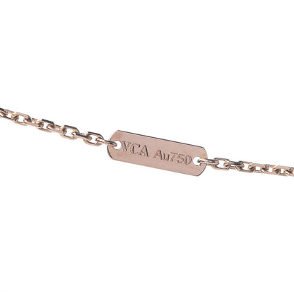 Van Cleef & Arpels 18K Rose Gold Vintage Alhambra Pendant Necklace 5 of 6
