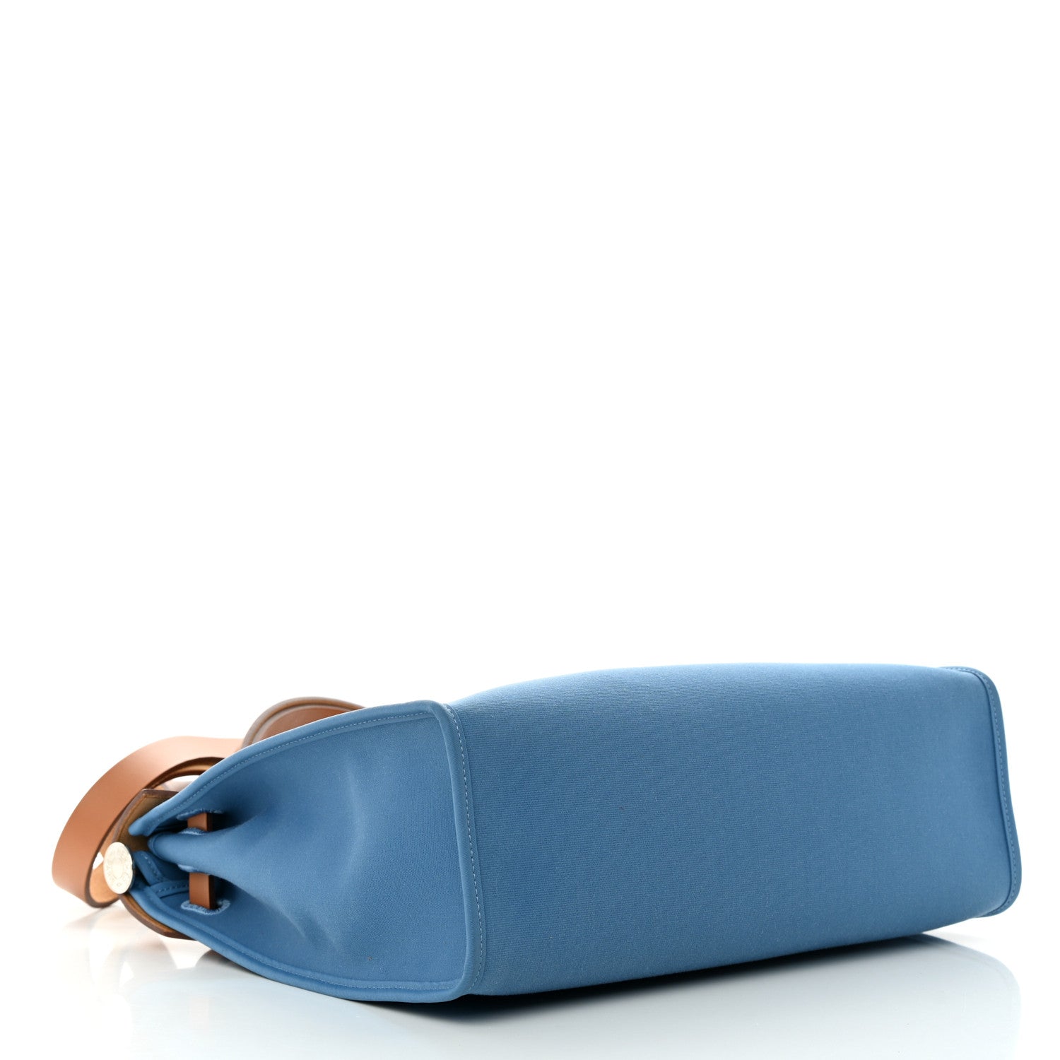 Hermes Vache Hunter Toile Herbag Zip 31 PM Azur Natural 5 of 13