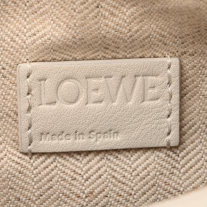 Loewe Classic Calfskin Small Puzzle Edge Bag Soft White Paper Craft 5 of 10